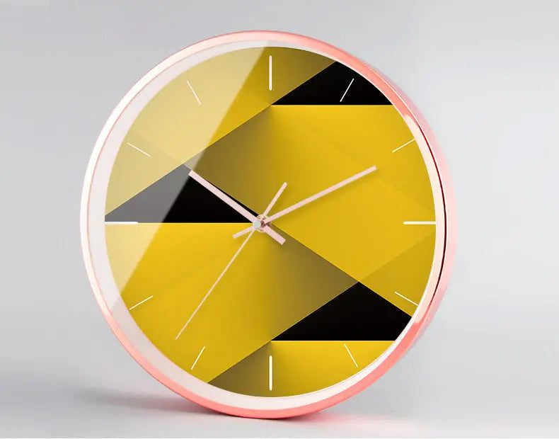 Geometric Nordic Style Abstract Picture Series Clocks null