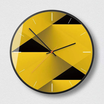 Geometric Nordic Style Abstract Picture Series Clocks null