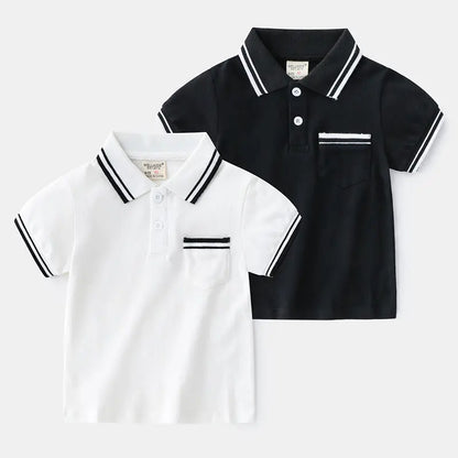 Boys' T-Shirt Summer Polo Shirt null