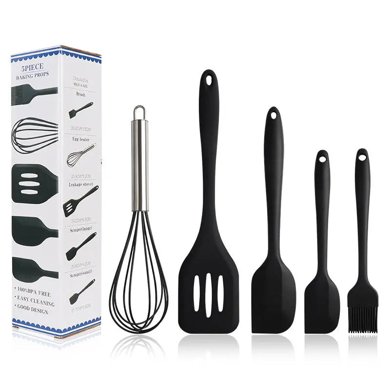 5-piece silicone kitchenware set null