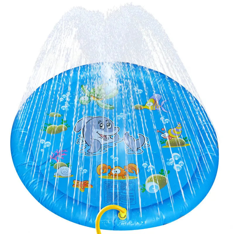 Non-Slip Splash Pad For Kids And Pet Dog Pool Summer Outdoor Water Toys Fun Backyard Fountain Play Mat null