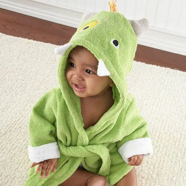 Cartoon Cute Animal Modeling Baby Bath Towels Baby Bathrobes Cotton Children's Bathrobes Baby Hooded null