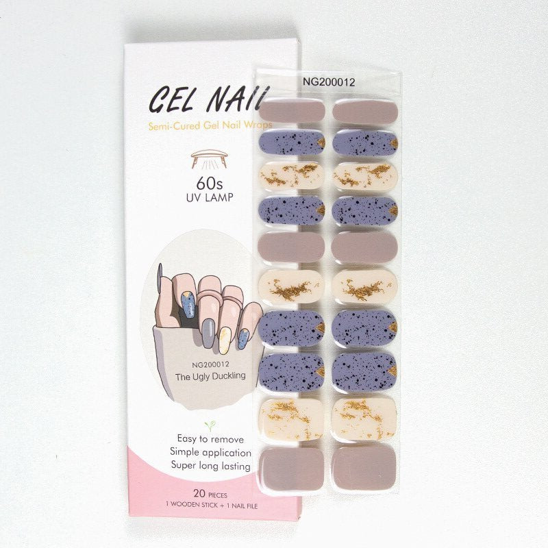 Semi Cured Gel Nails Art Stickers Transparent Solid Color null Semi Cured Gel Nails Art Stickers Transparent Solid Color Semi Cured Gel Nails Art Stickers Transparent Solid Color