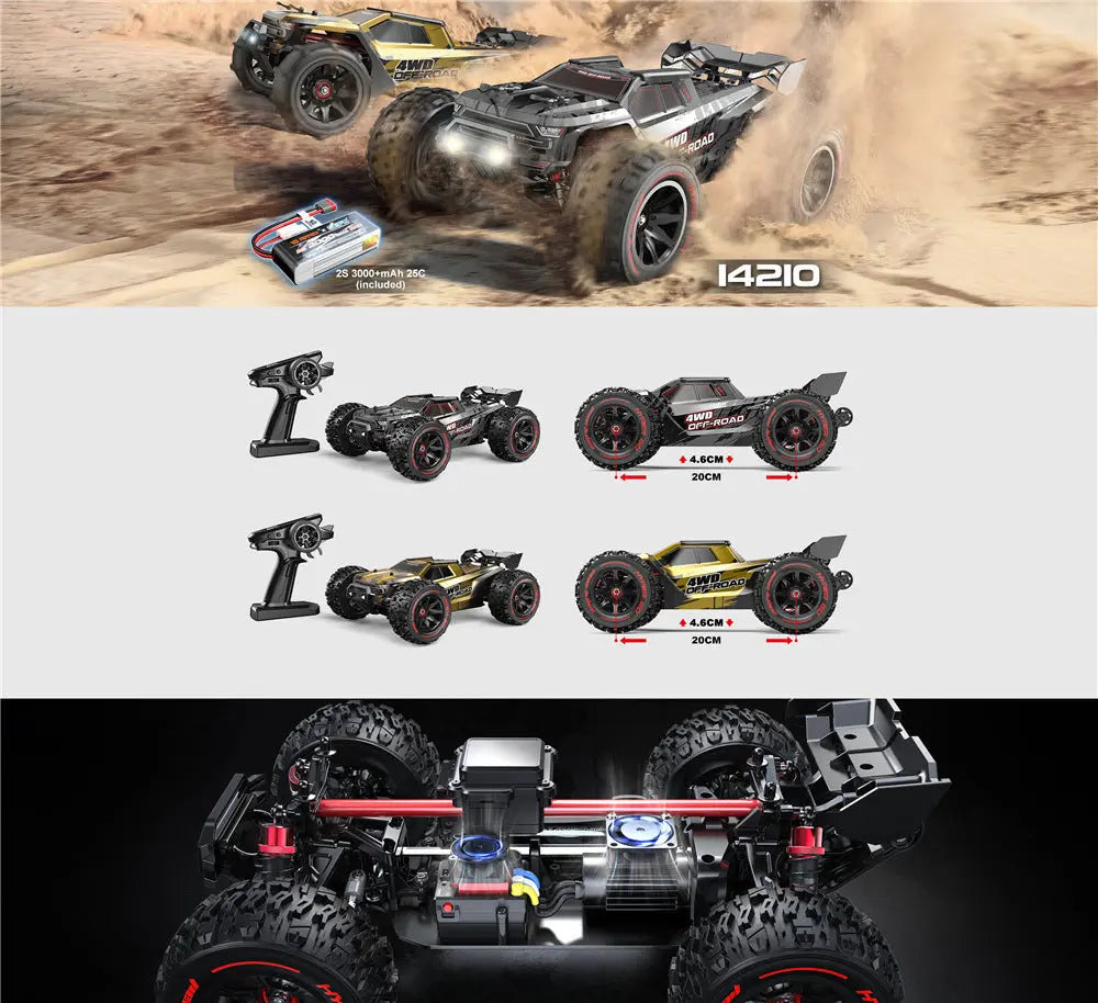 Brushless RC Car High Speed Drift Truck 24g Remote Control Car null