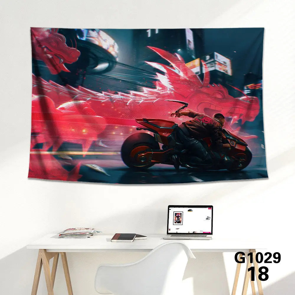 Game background cloth tapestry wall cloth tapestry decoration canvas null