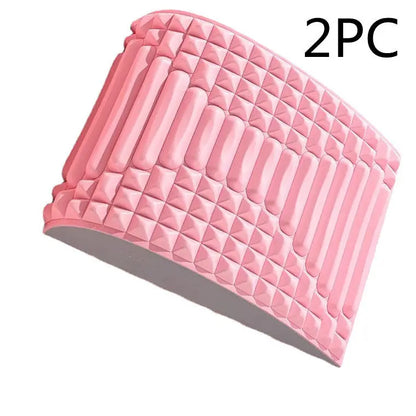 Back Stretcher Pillow Neck Lumbar Support Massager For Neck Waist Back Sciatica Herniated Disc Pain Relief Massage Relaxation null