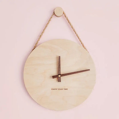 Wooden Nordic hot-selling creative clocks null