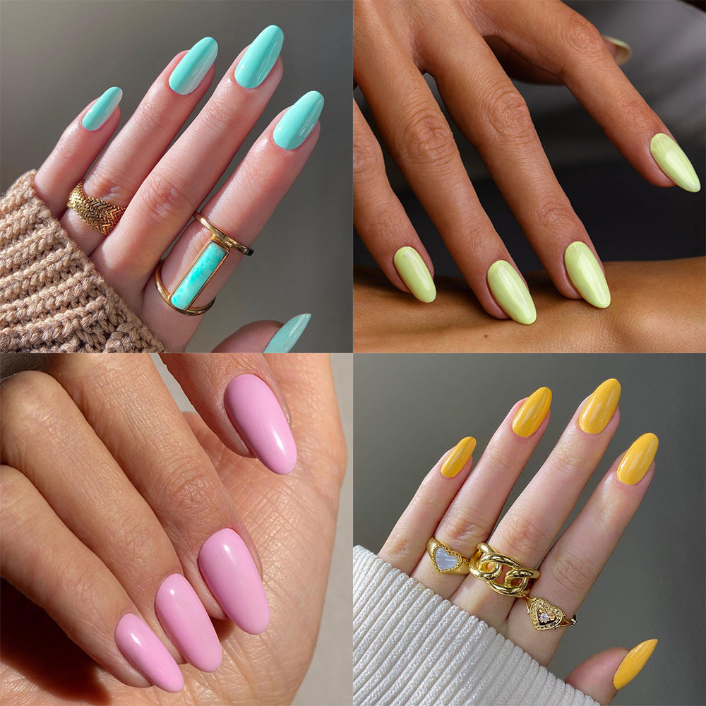 Women's Fashion Solid Color Simple Fake Nails null Women's Fashion Solid Color Simple Fake Nails Women's Fashion Solid Color Simple Fake Nails