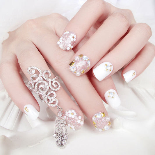 Finished Nail Art Magazine Style Beautiful Bride Fake Nails null Finished Nail Art Magazine Style Beautiful Bride Fake Nails Finished Nail Art Magazine Style Beautiful Bride Fake Nails