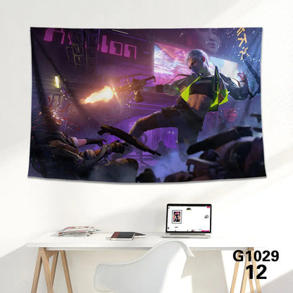 Game background cloth tapestry wall cloth tapestry decoration canvas null