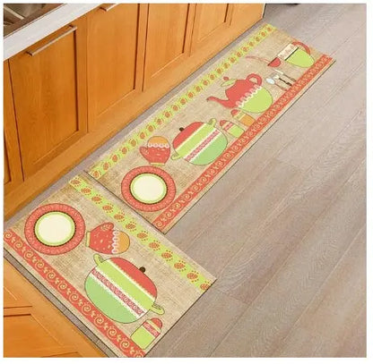 Floor mats, non-slip, oil-proof, household machine washable door mats, bathroom, bathroom, bedside rugs null