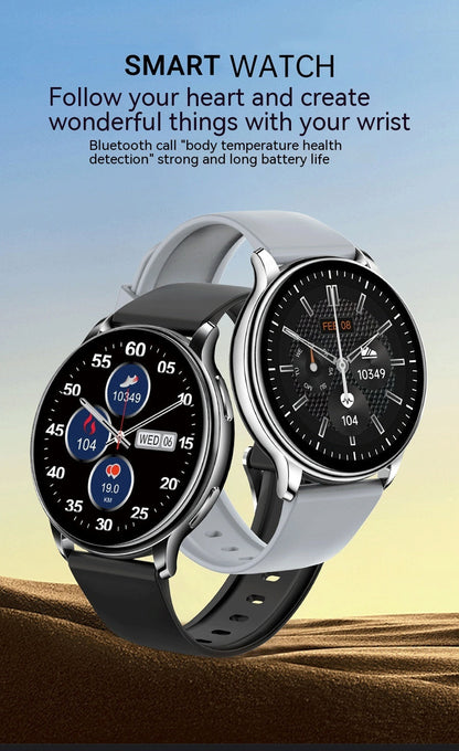 Smart Couple Watch Round Screen Bluetooth Calling Heart Rate Blood Oxygen Sleep Monitoring null Smart Couple Watch Round Screen Bluetooth Calling Heart Rate Blood Oxygen Sleep Monitoring