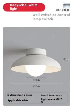 Modern Minimalist Ceiling Lamp Aisle Creative Lamps For Home Entry Balcony Light null