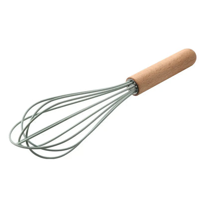 Silicone Kitchenware With Wooden Handle null