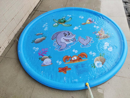 Durable Children's Water Spray Pool Mat Splash Sprinkle Play Pad Mat null