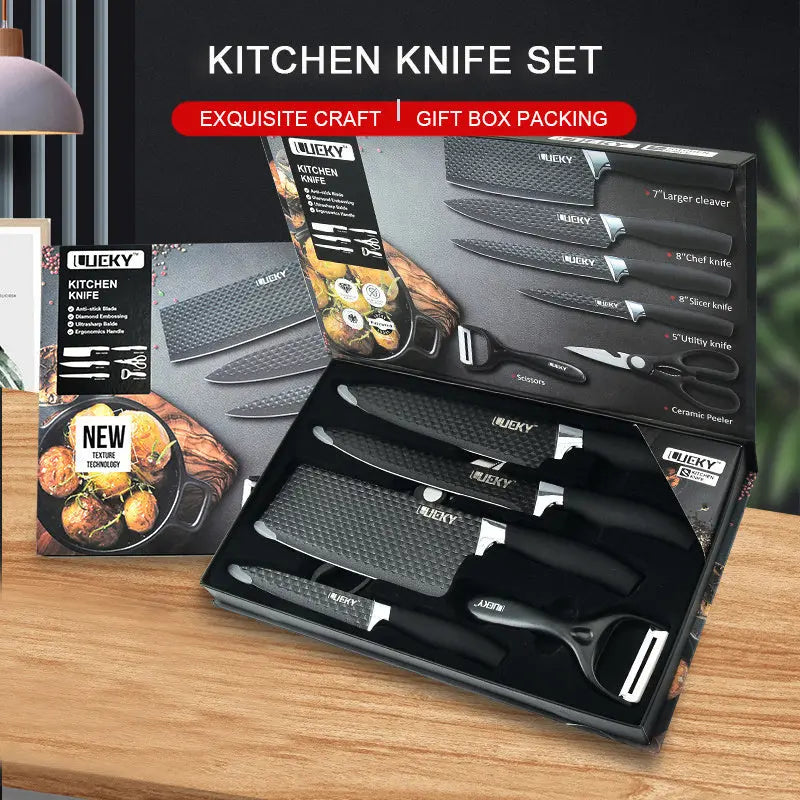 Household Knives Set Kitchen Combination Kitchenware null