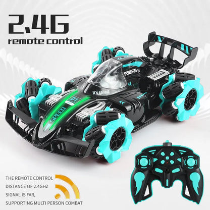 4WD Horizontal Drift Spray Stunt RC Car Toy null