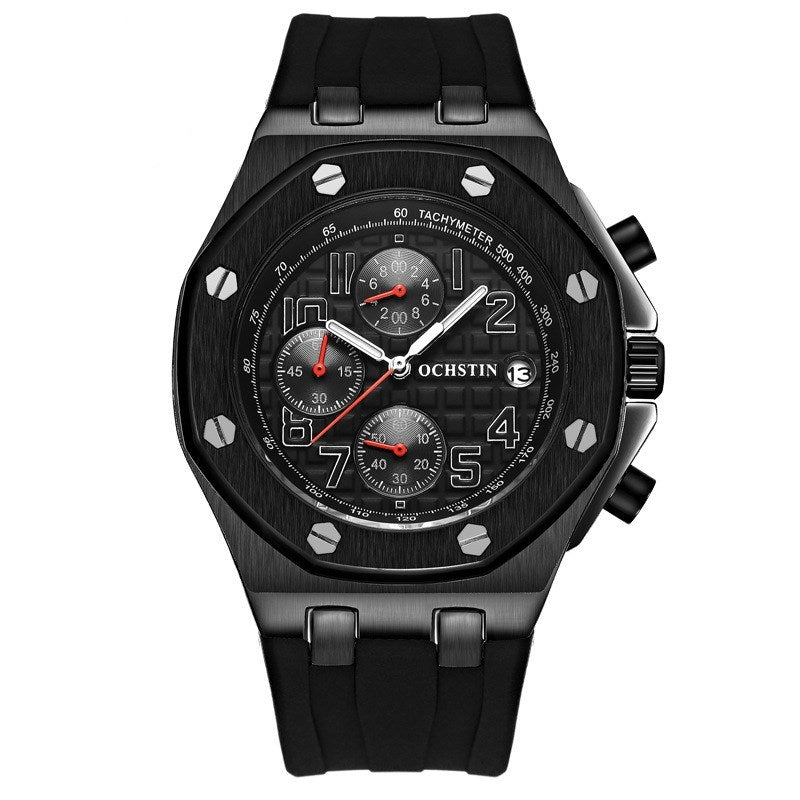 Multifunctional Sports Waterproof Calendar Quartz Watch null Multifunctional Sports Waterproof Calendar Quartz Watch