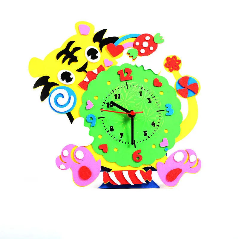 Handmade Materials Diy To Make Children's Creative Clocks null