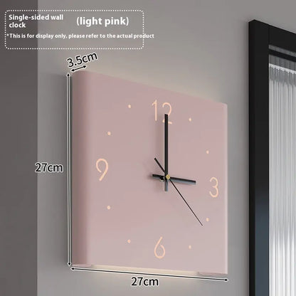 Living Room Stickers Wall Clocks Creative Angle Clock null