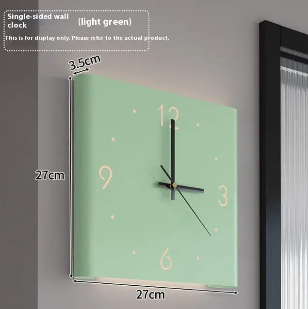 Living Room Stickers Wall Clocks Creative Angle Clock null