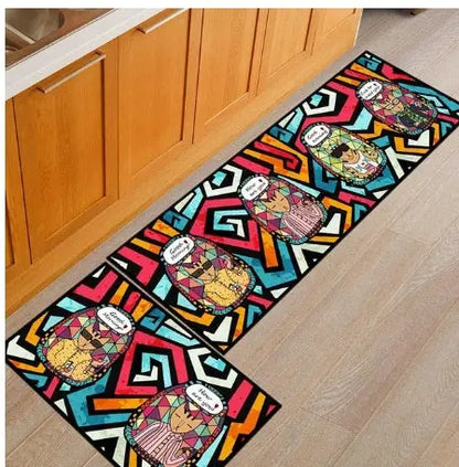 Floor mats, non-slip, oil-proof, household machine washable door mats, bathroom, bathroom, bedside rugs null