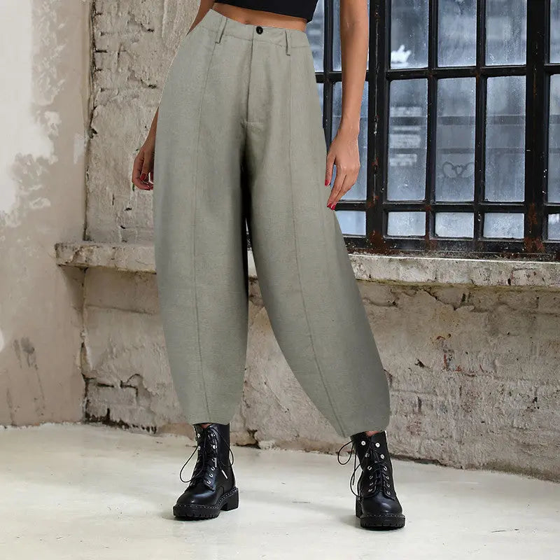 Women's Autumn Trousers Casual Baggy Harem Pants null