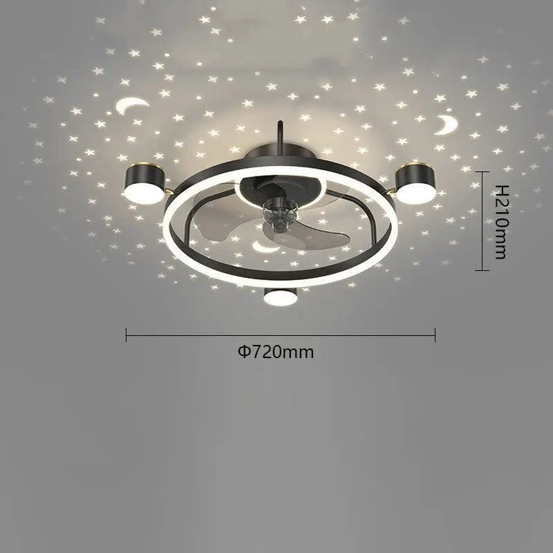 Intelligent Silent Ceiling Fan Lamp null