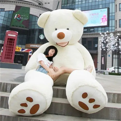 Giant Teddy Bear Plush Toy Huge  Soft Toys  Leather Shell null