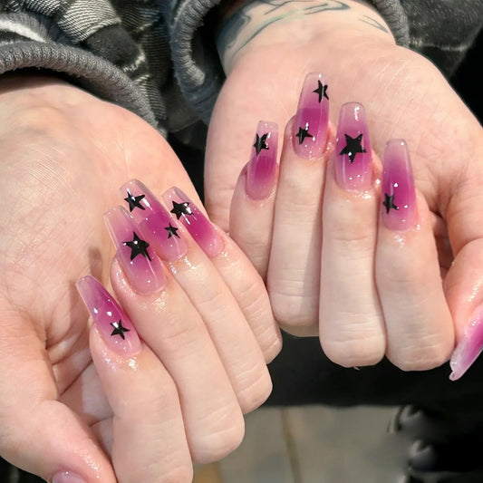 Wear Nail Sweet Cool Ice Transparent Purple Fake Nails Black null Wear Nail Sweet Cool Ice Transparent Purple Fake Nails Black Wear Nail Sweet Cool Ice Transparent Purple Fake Nails Black