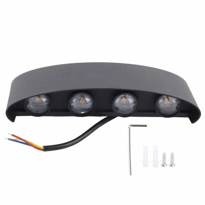 LED Wall Light 8W Waterproof Decorating Lighting Lamps for Living Room Bedroom 85‑265V null