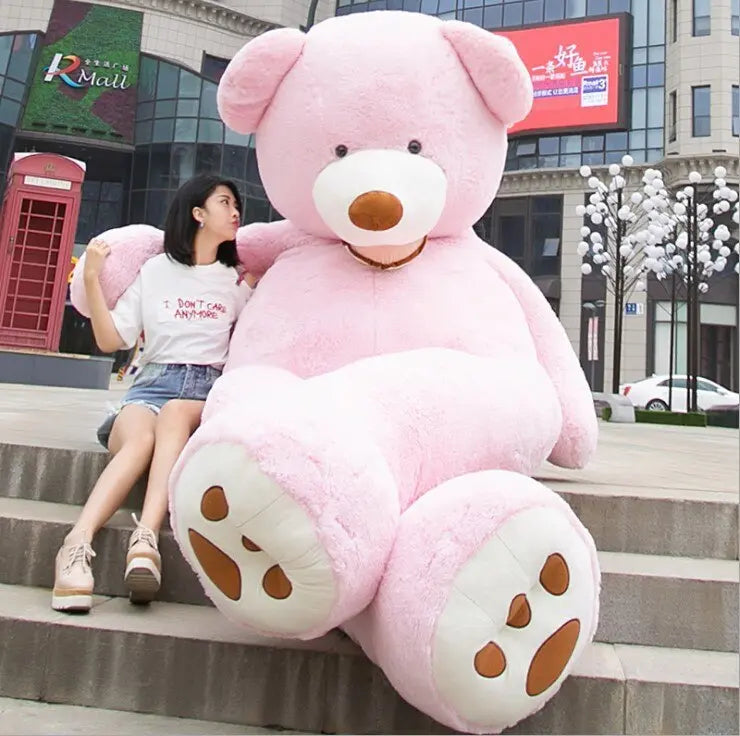 Giant Teddy Bear Plush Toy Huge  Soft Toys  Leather Shell null