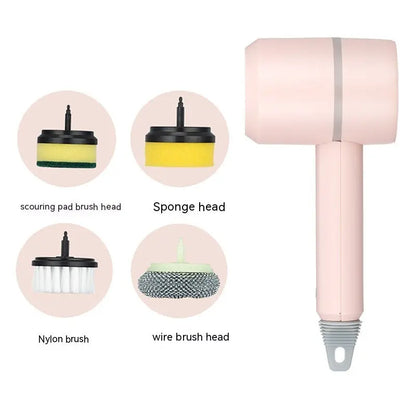 Electric Cleaning Brush Dishwashing Brush Automatic Wireless USB Rechargeable Professional Kitchen Bathtub Tile Cleaning Brushes null