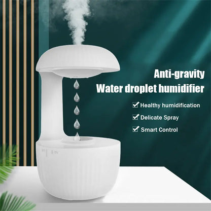 Anti-gravity Air Humidifier Mute Countercurrent Humidifier Levitating Water Drops Cool Mist Maker Fogger Relieve Fatigue null