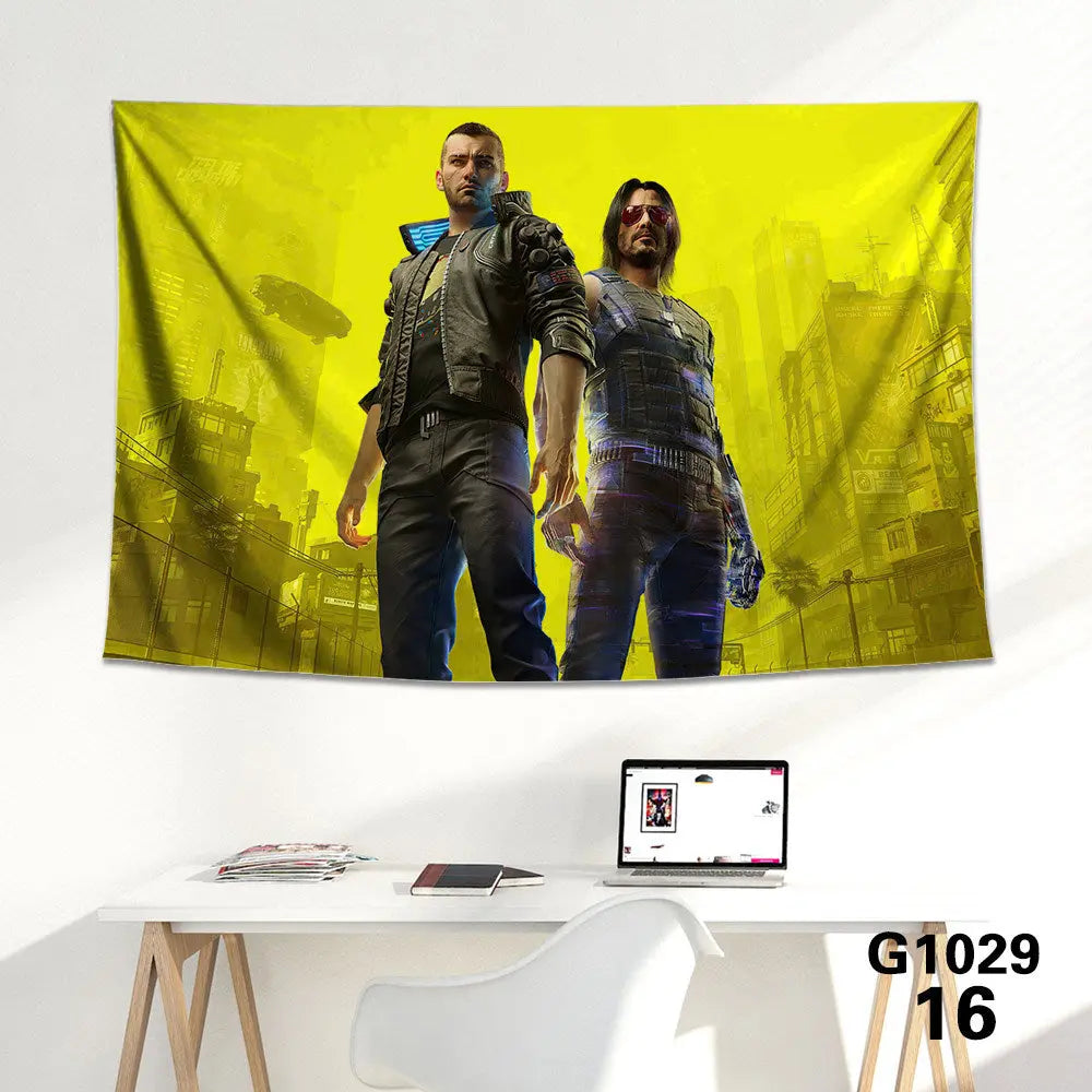 Game background cloth tapestry wall cloth tapestry decoration canvas null