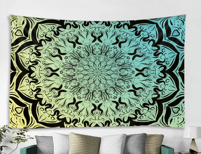 Furniture print tapestry null