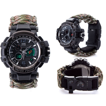 Outdoor survival waterproof multi-function watch null Outdoor survival waterproof multi-function watch