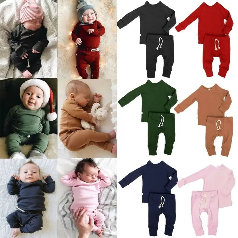 Rompers clothes cotton tracksuits set baby children clothing null