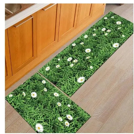 Floor mats, non-slip, oil-proof, household machine washable door mats, bathroom, bathroom, bedside rugs null