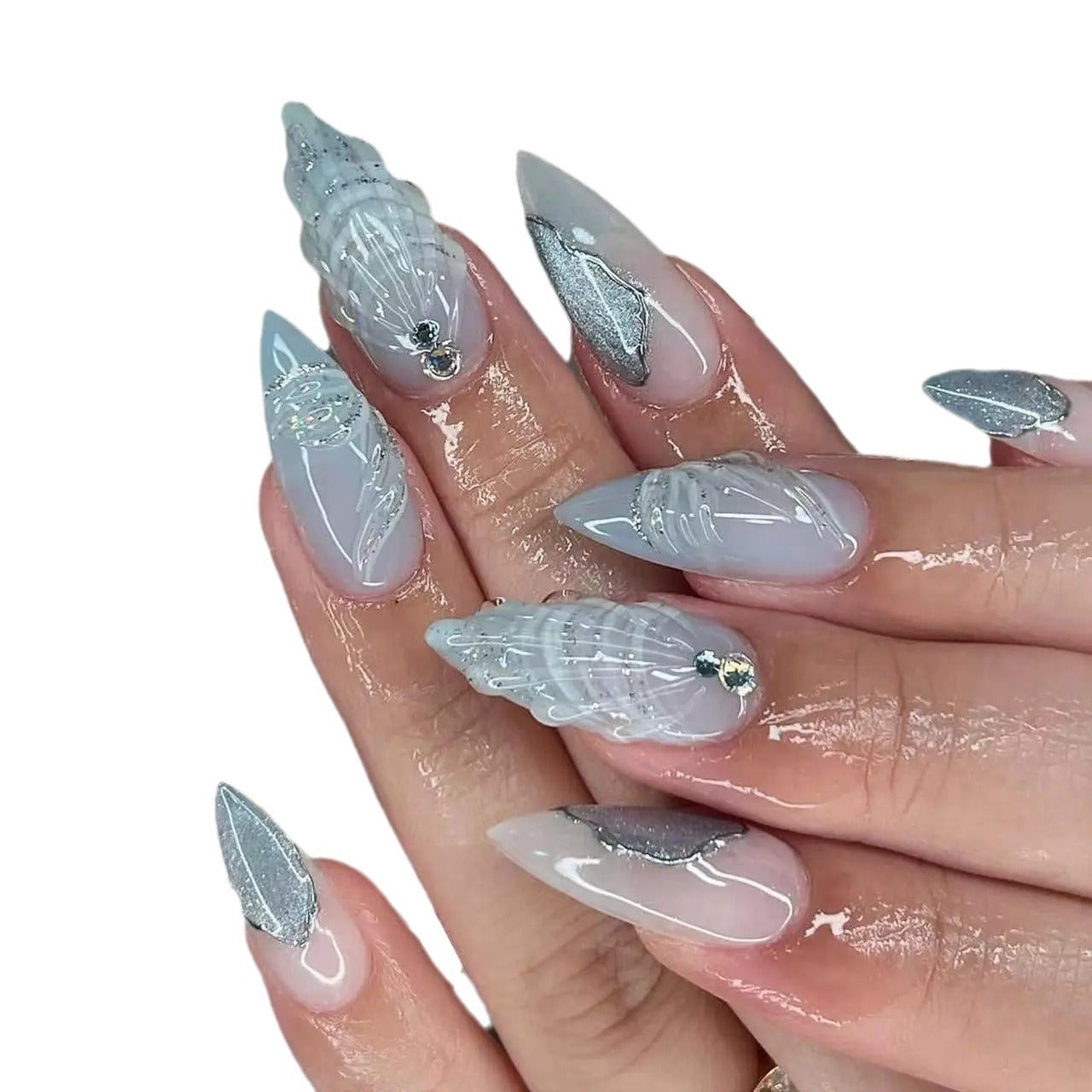 3D Three-dimensional Popular Rhinestone Relief Fake Nails null 3D Three-dimensional Popular Rhinestone Relief Fake Nails 3D Three-dimensional Popular Rhinestone Relief Fake Nails