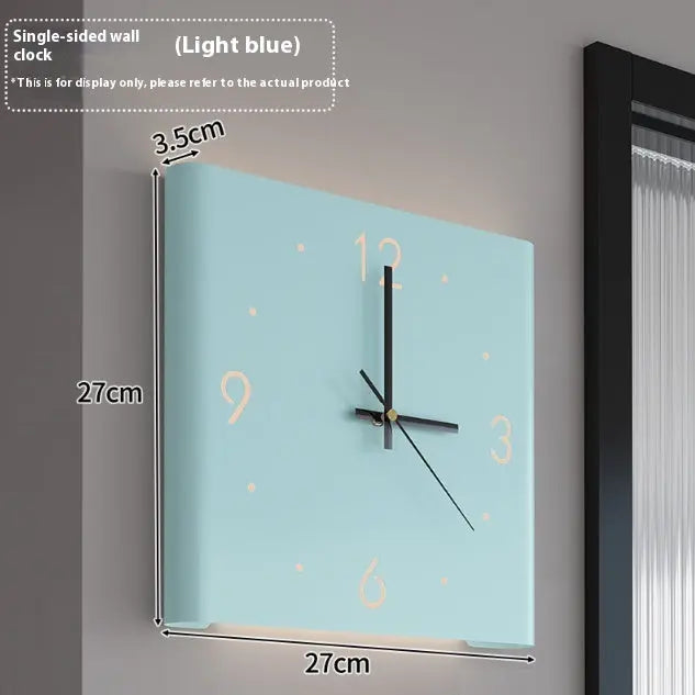 Living Room Stickers Wall Clocks Creative Angle Clock null