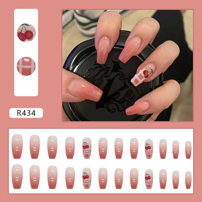 Crystal Butterfly Fake Nail Nails Finished Wear null Crystal Butterfly Fake Nail Nails Finished Wear Crystal Butterfly Fake Nail Nails Finished Wear