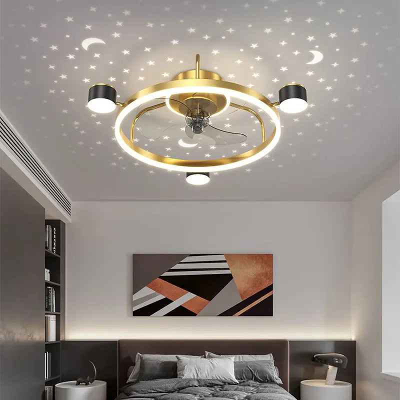 Intelligent Silent Ceiling Fan Lamp null