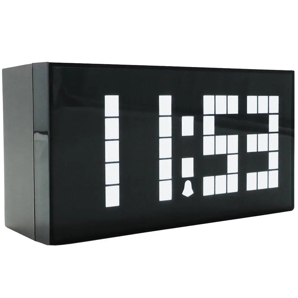 Electronic Alarm Clock Automatically Clocks The Wall Clock null