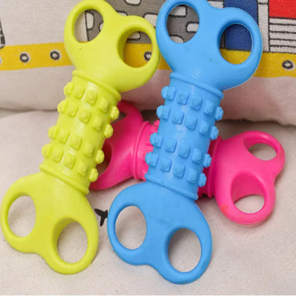 Silicone Bone Shape Chewing Toy Dog Pet null