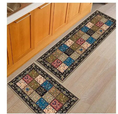 Floor mats, non-slip, oil-proof, household machine washable door mats, bathroom, bathroom, bedside rugs null