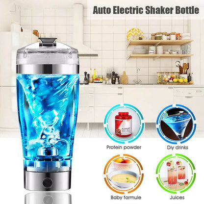 Electric Protein Shake Stirrer USB Shake Bottle Milk Coffee Blender Kettle Sports And Fitness Charging Electric Shaker Cup null