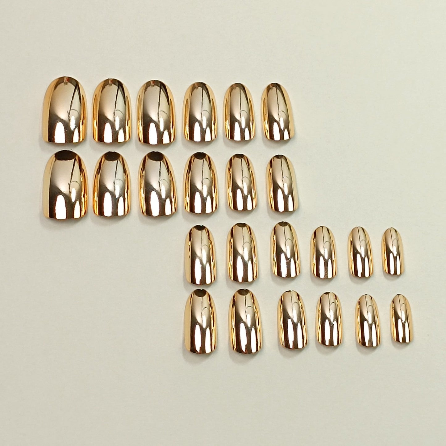 Electroplating Fake Nails Gold Wearable Removable null Electroplating Fake Nails Gold Wearable Removable Electroplating Fake Nails Gold Wearable Removable