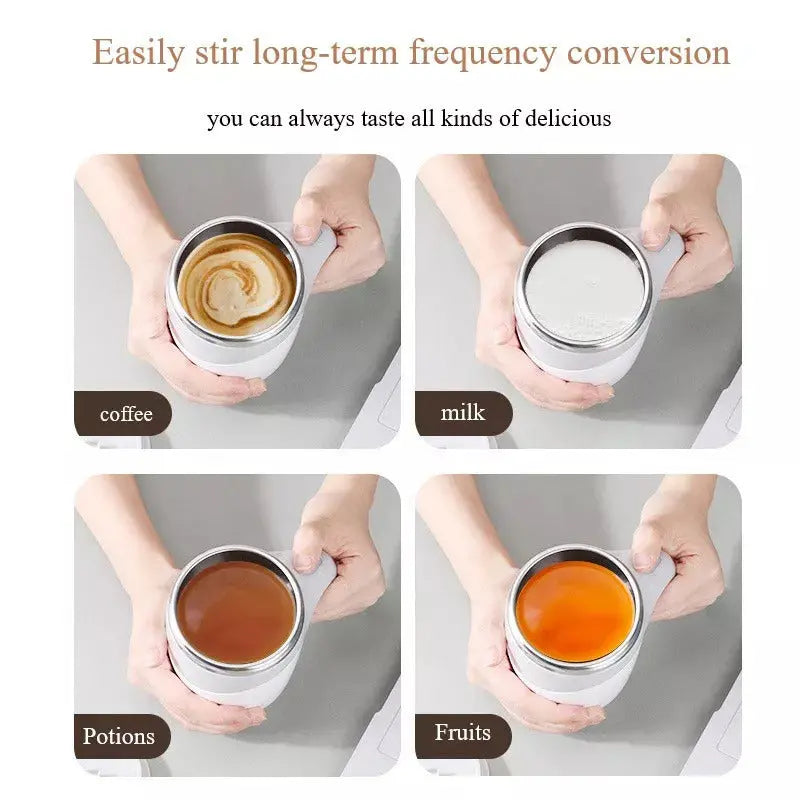 Rechargeable Model Automatic Stirring Cup Coffee Cup High Value Electric Stirring Cup Lazy Milkshake Rotating Magnetic Water Cup null