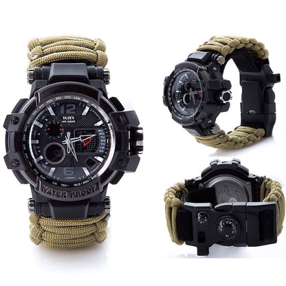 Outdoor survival waterproof multi-function watch null Outdoor survival waterproof multi-function watch